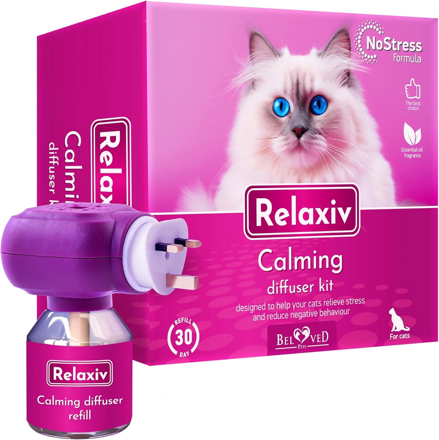 Pets Calming & Anti Anxiety Diffuser (1 Diffuser + 1 Refill)