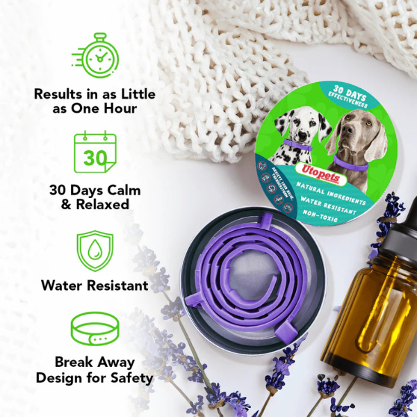 UtoPets™ - Natural Pheromone Calming Collar for dogs and cats